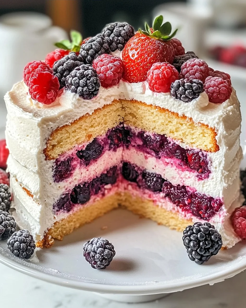 Beeren Käsesahne Torte