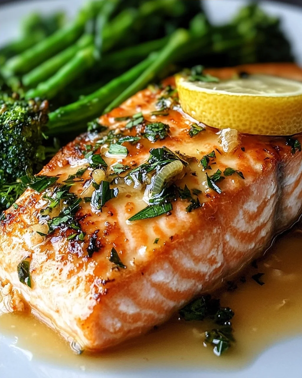 Buttergebackener Lachs mit Broccolini