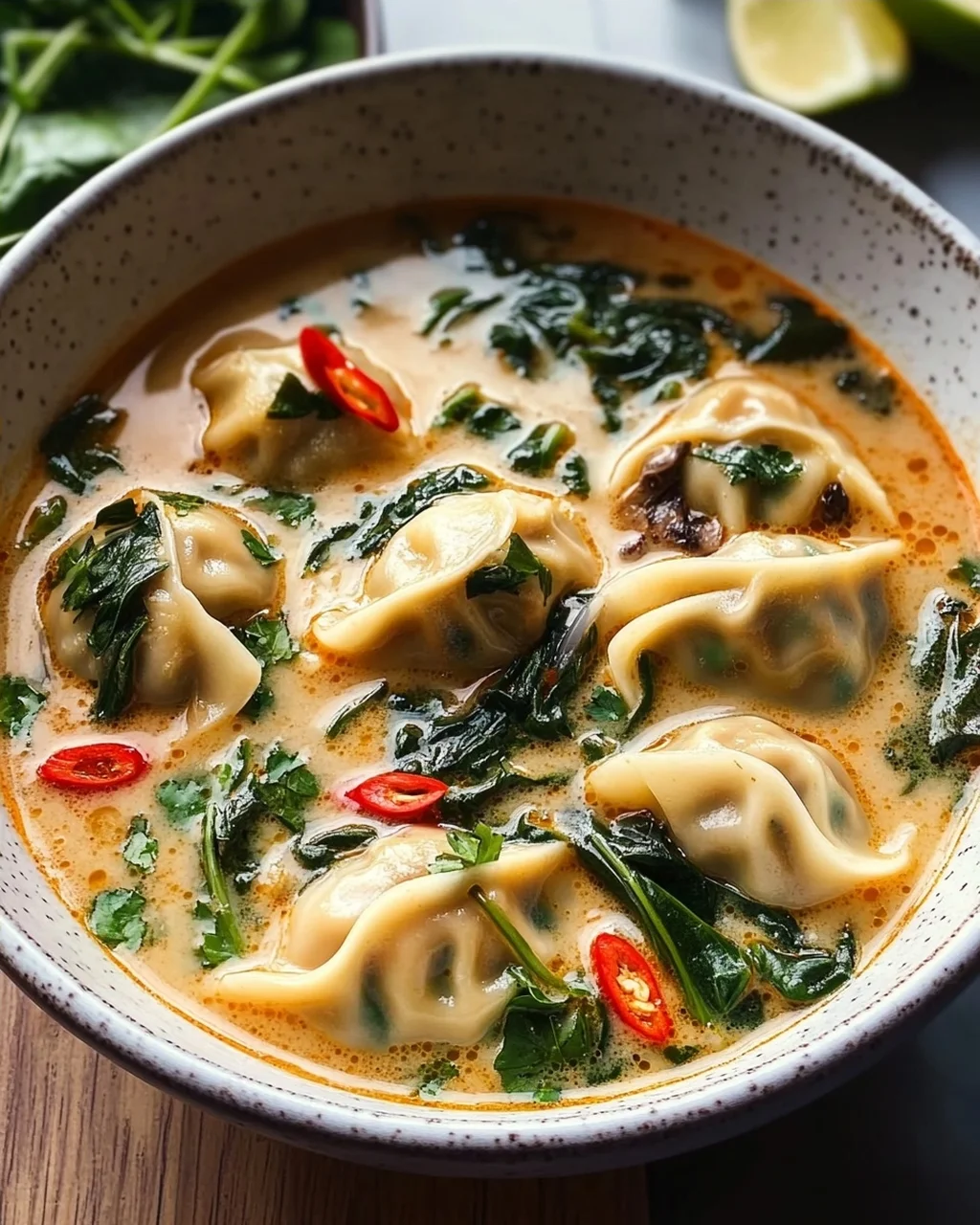 Das beste Rezept: Cremige Thai Dumpling Suppe – Unwiderstehlich
