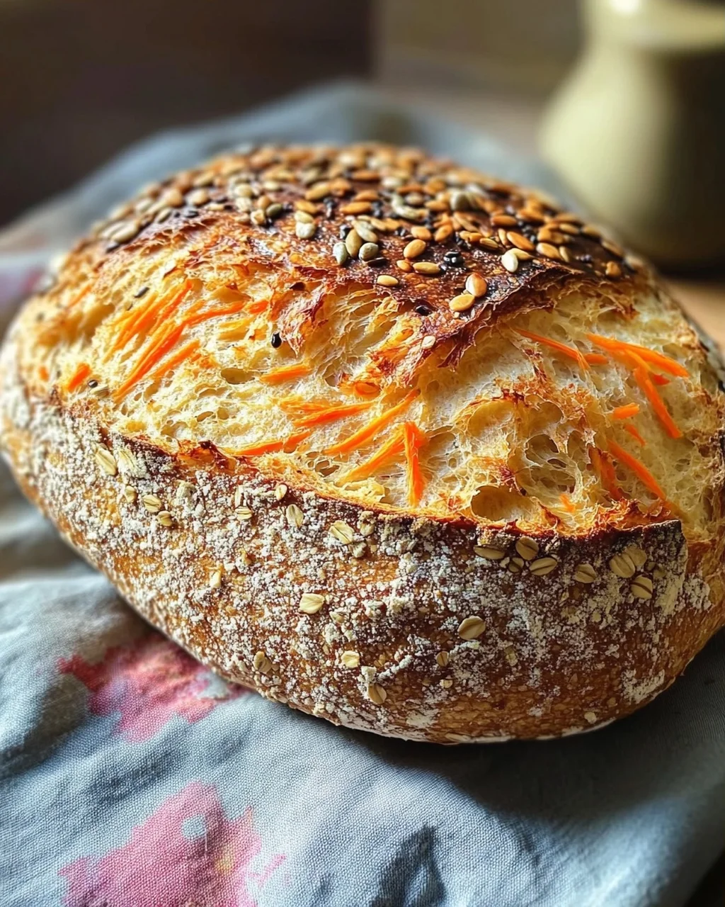 Dinkel Joghurt Brot mit Möhren - Rübli-Brot