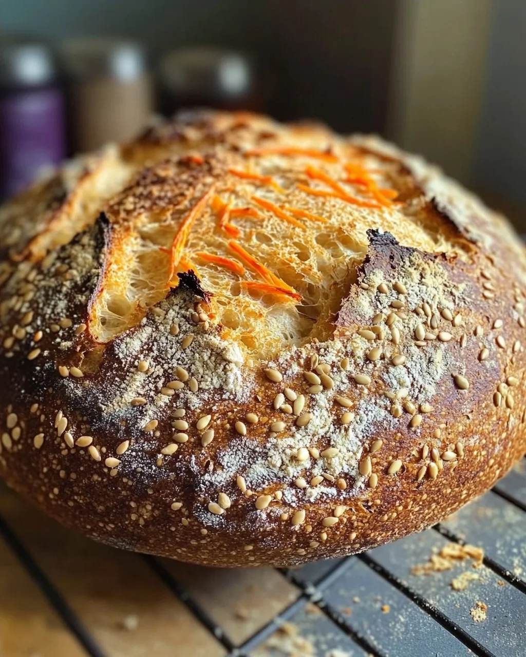 Dinkel Joghurt Brot mit Möhren - Rübli-Brot