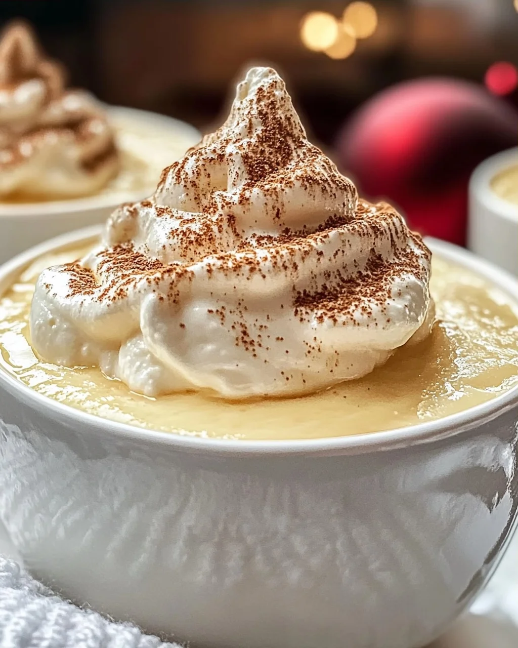 Eiernog Pudding selbst gemacht für die Feiertage
