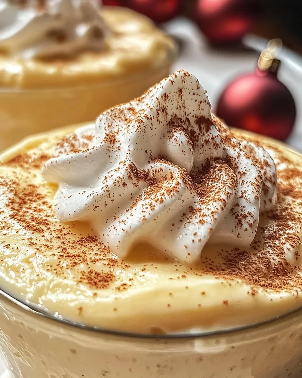 Eiernog Pudding selbst gemacht für die Feiertage