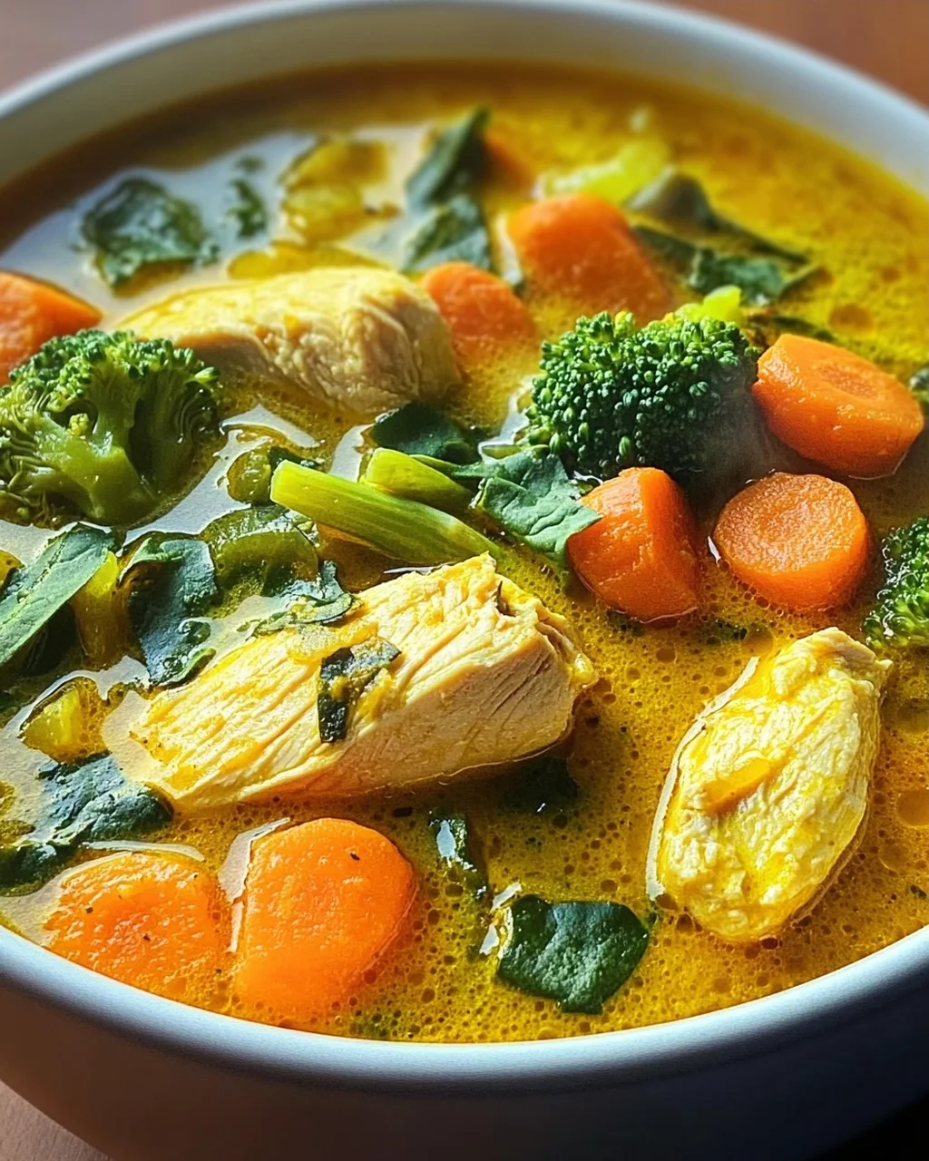 Entzündungshemmende Kurkuma-Hühnersuppe