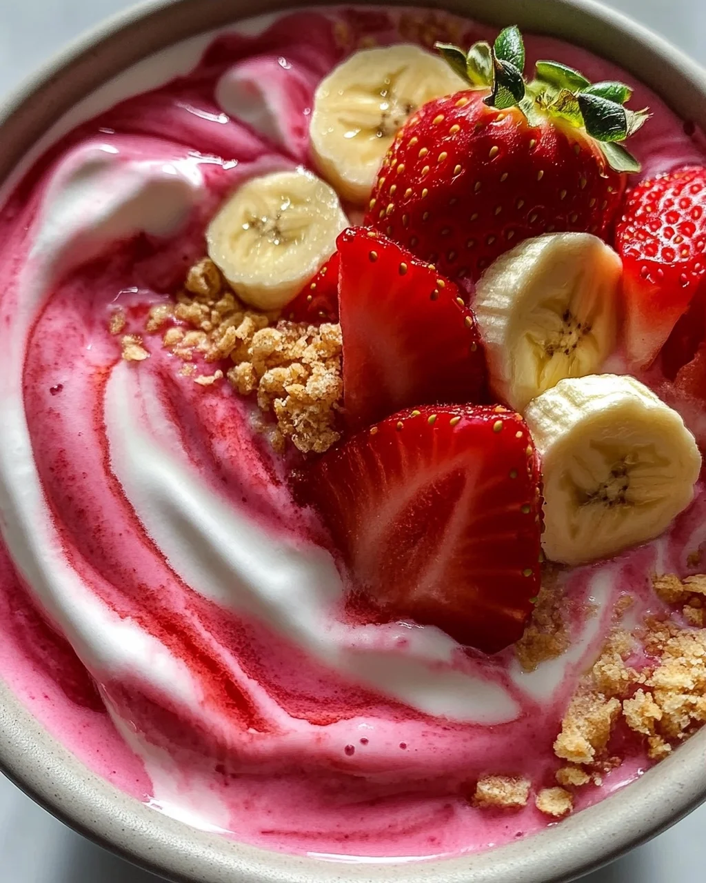Erdbeer Swirl Smoothie Bowl: Das ultimative Sommer-Rezept