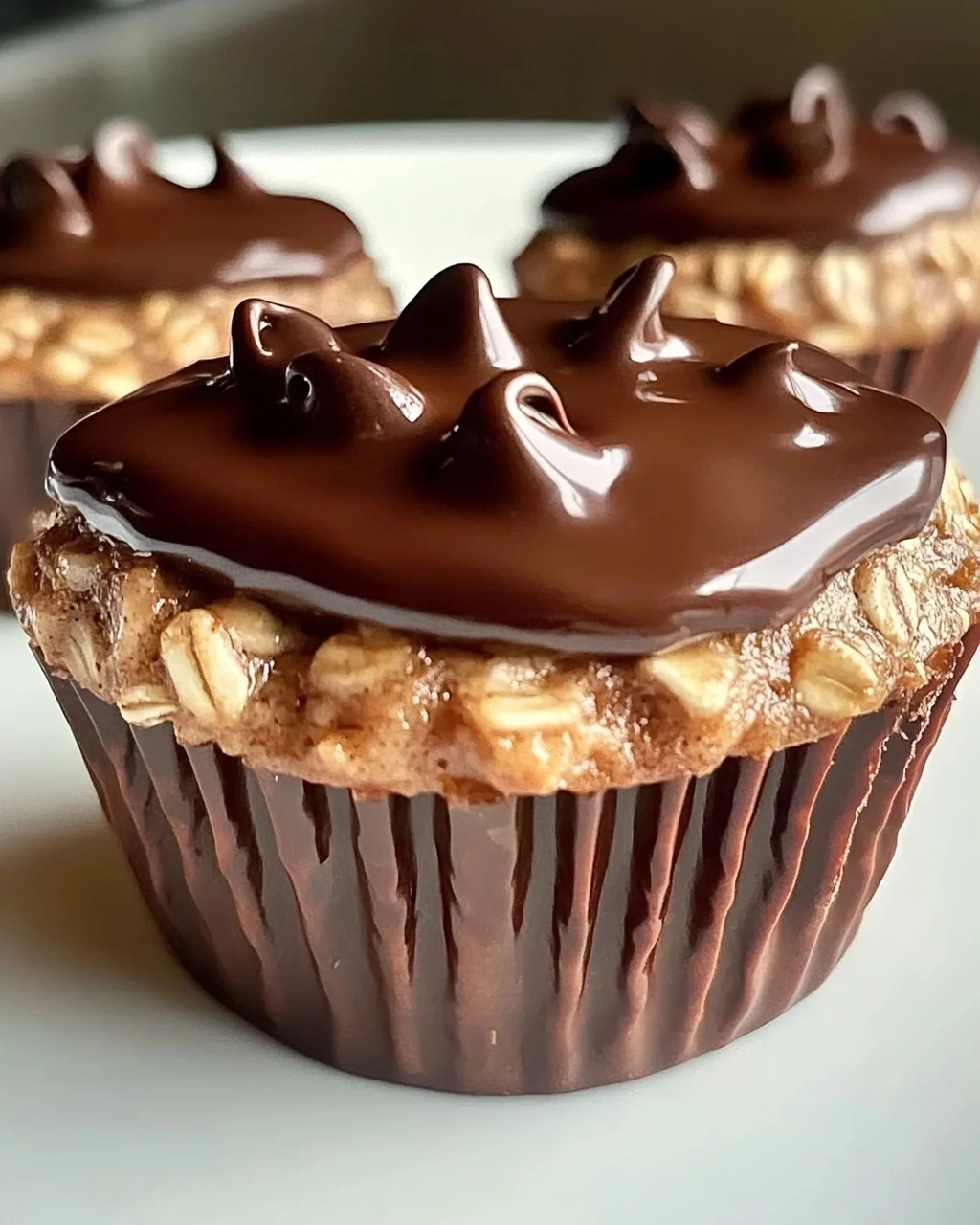 Erdnussbutter Protein Haferflocken Muffins für jeden Tag