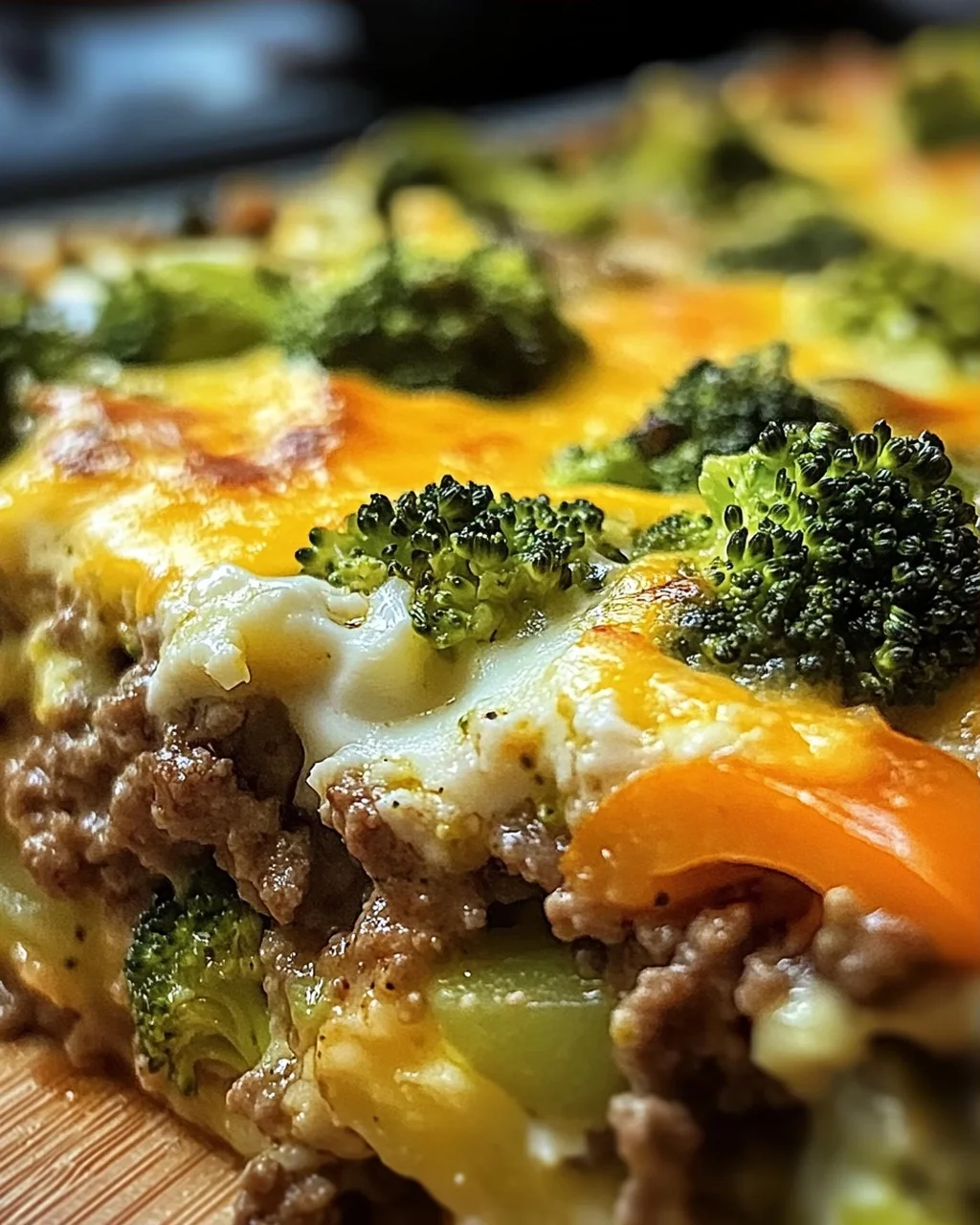 Fitness Auflauf mit Brokkoli und Rinderhack