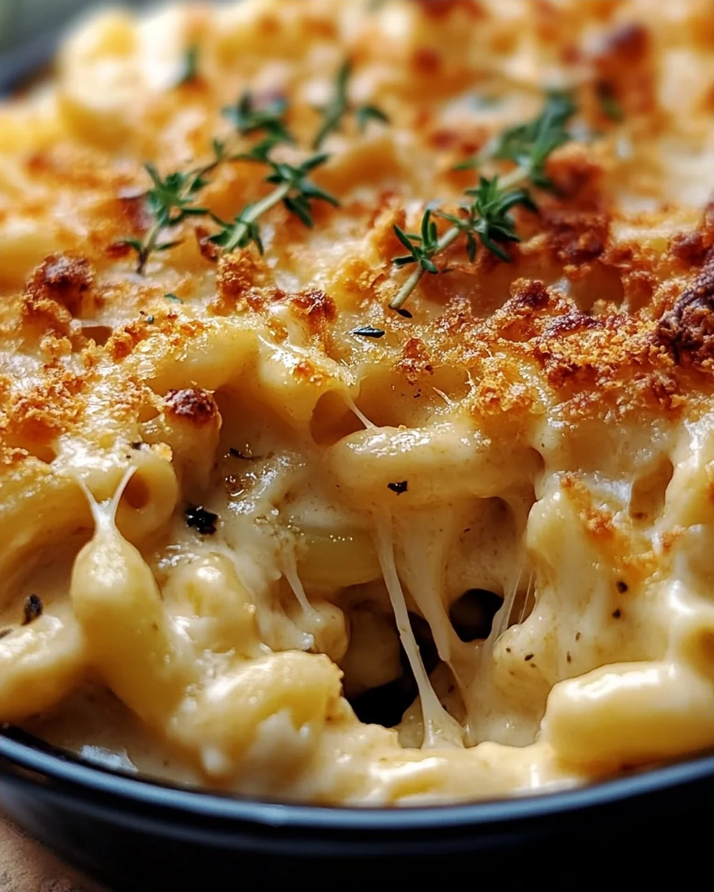 Genussvolles French Onion Soup Mac Cheese Rezept für Käseliebhaber