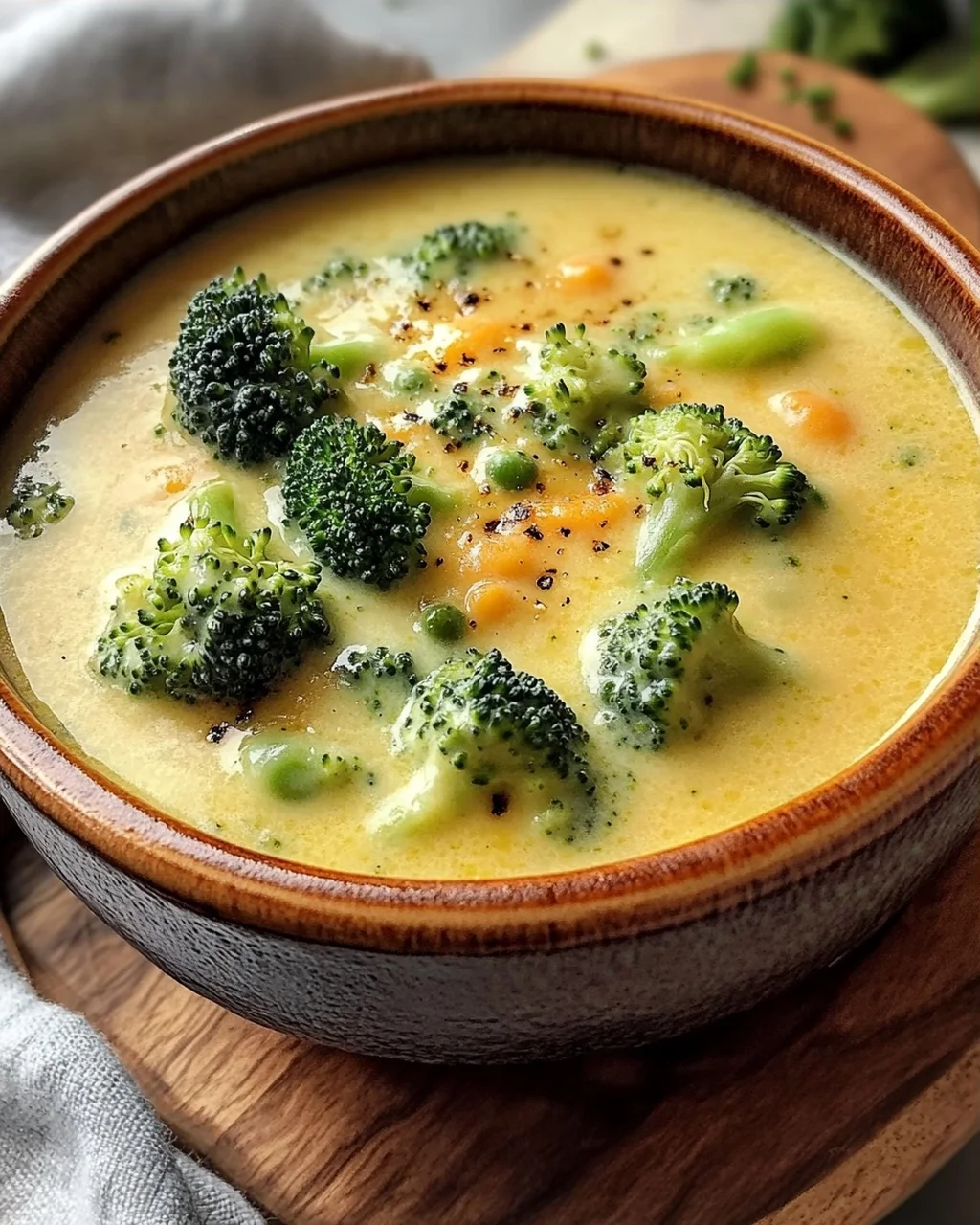 Geräucherte Gouda Brokkoli Suppe in 30 Minuten