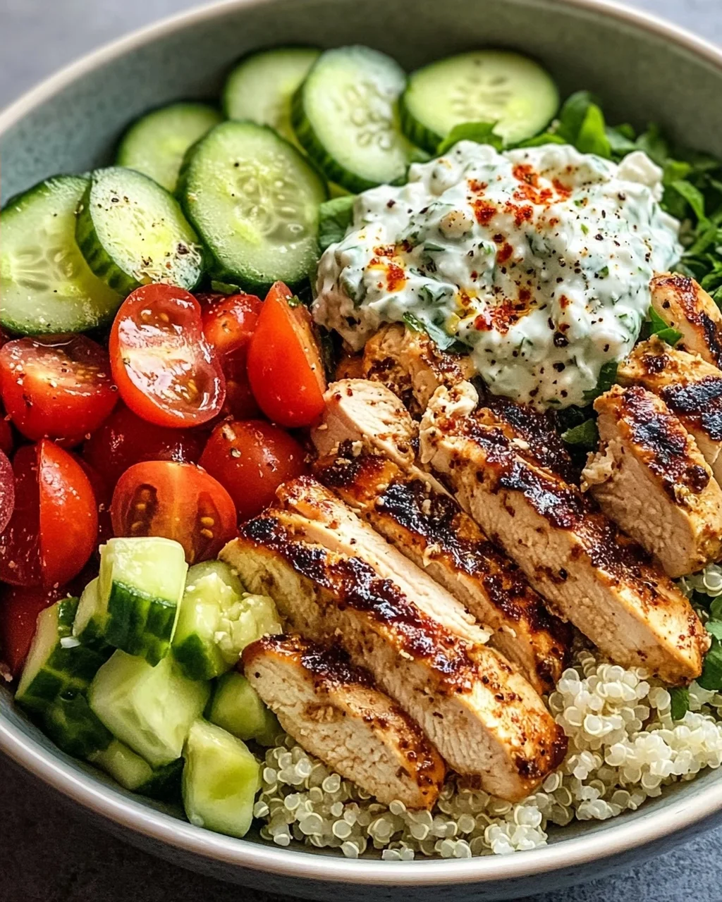 Greek Chicken Bowls Rezept – Einfach & Lecker Genießen!