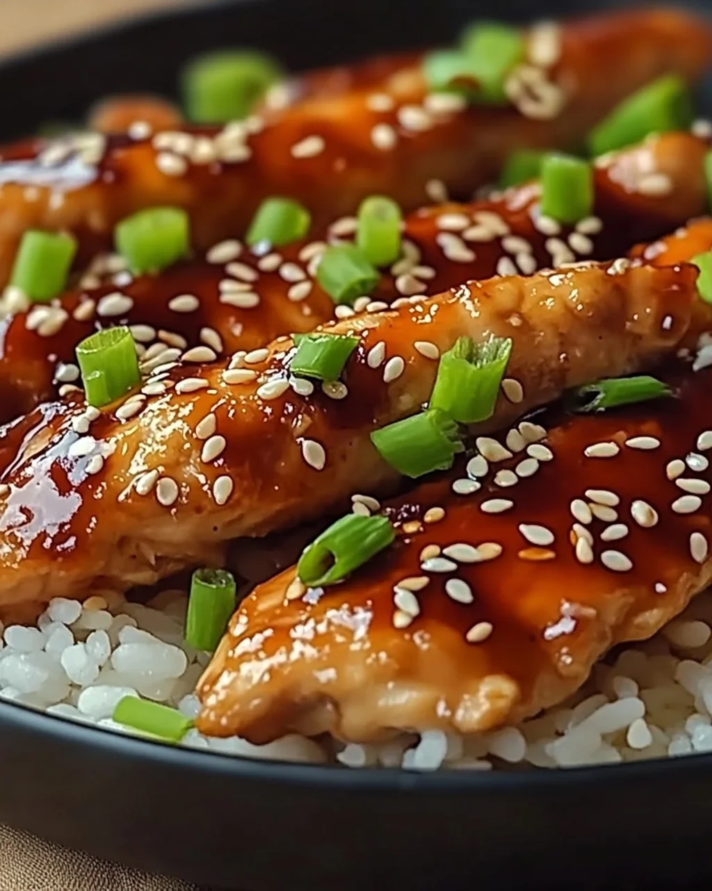 Hähnchengeschnetzeltes Teriyaki