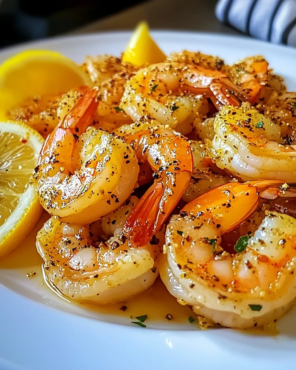 Hawaiianischer Knoblauch-Garnelen schnell zubereitet