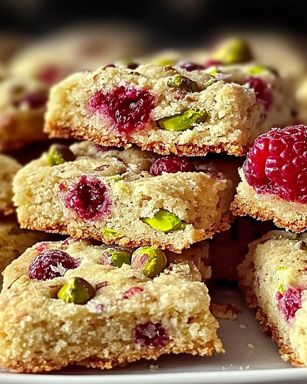 Himbeer-Pistazien-Shortbread-Kekse für jeden Anlass