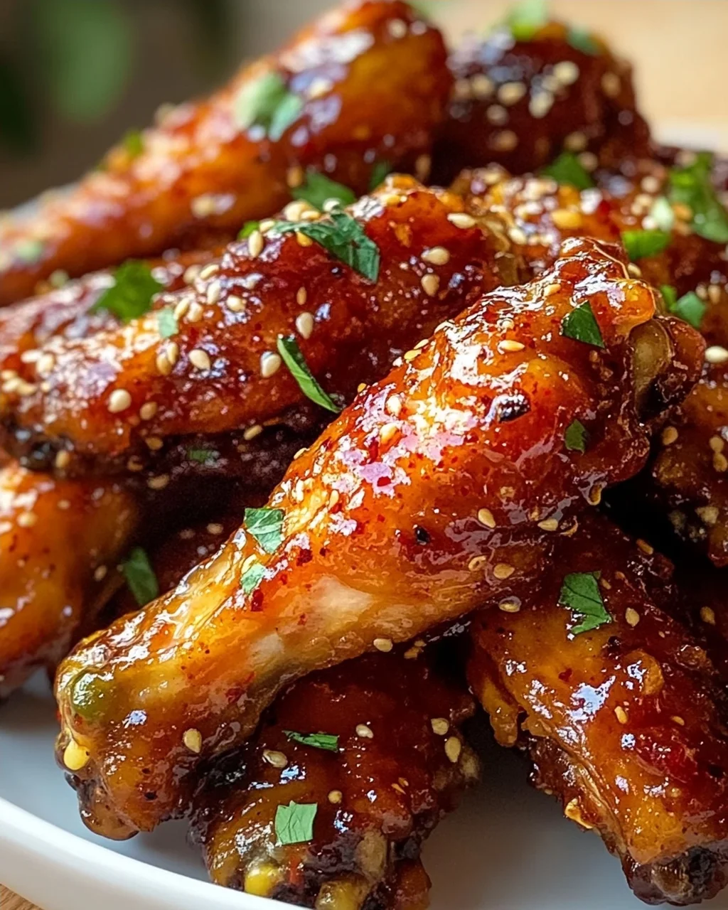 Hot Honey Chicken Wings mit Knoblauch & Chili – Süß-scharf!