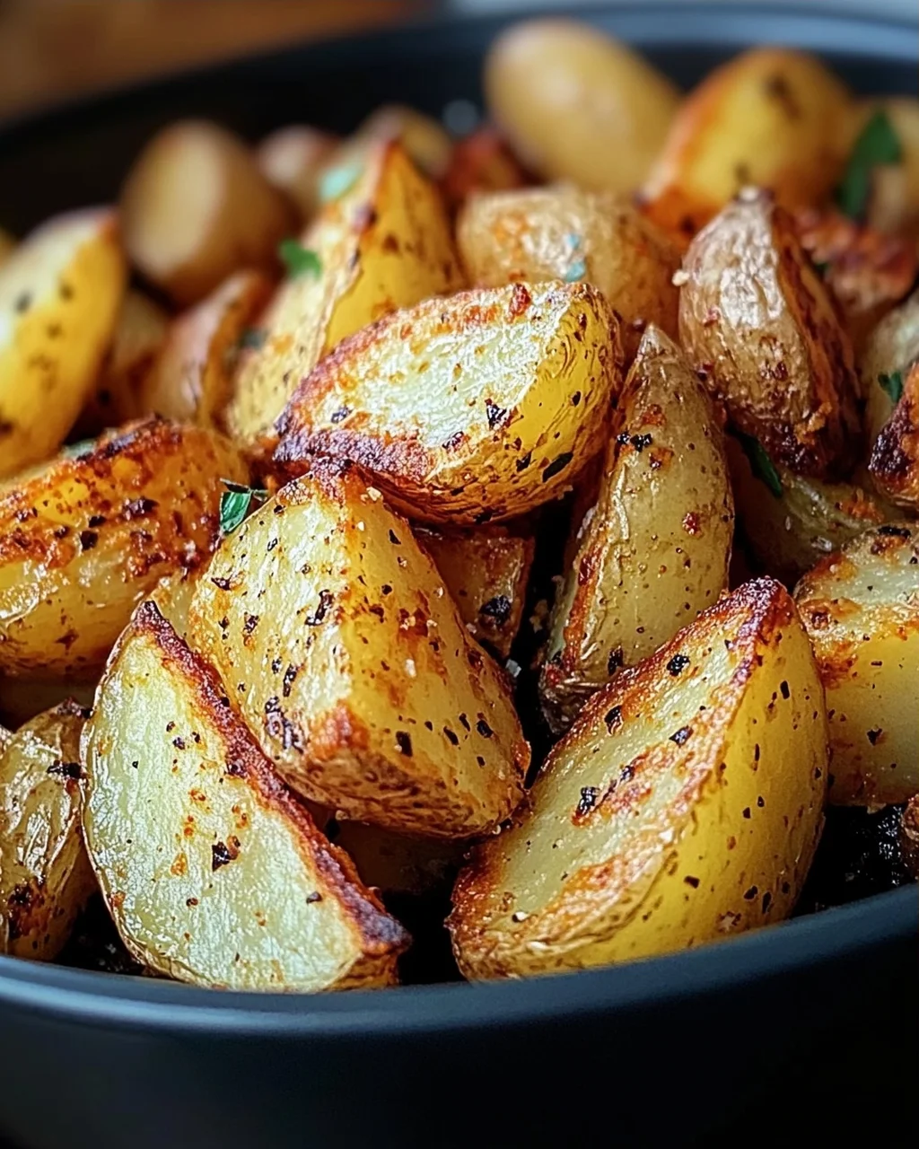 Kartoffeln aus der Heißluftfritteuse