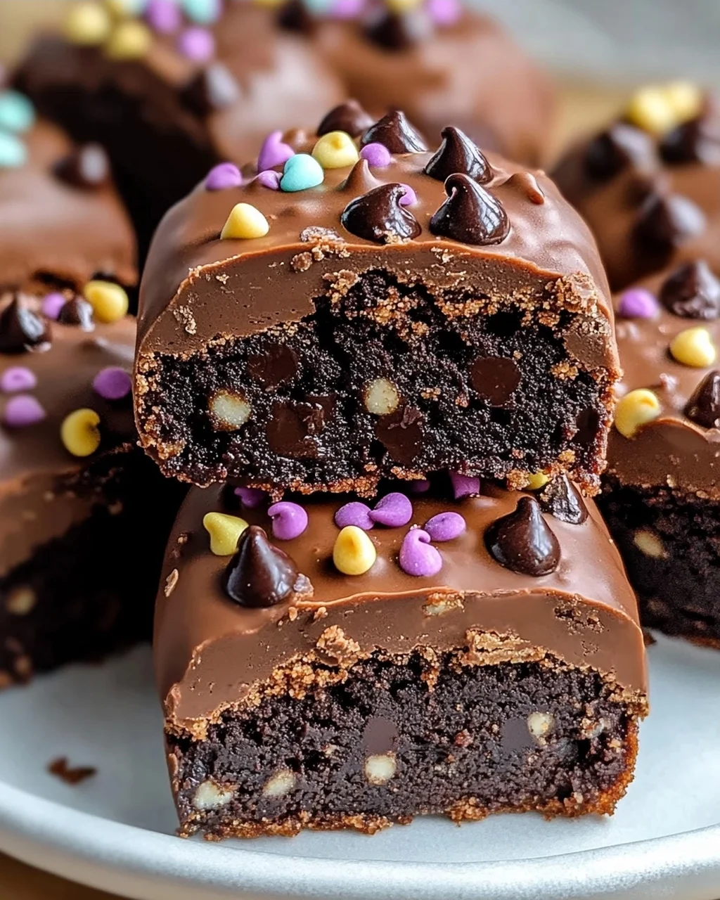 Keksteig-Brownie-Bomben ohne Backen: Dein Schokochip-Traum!