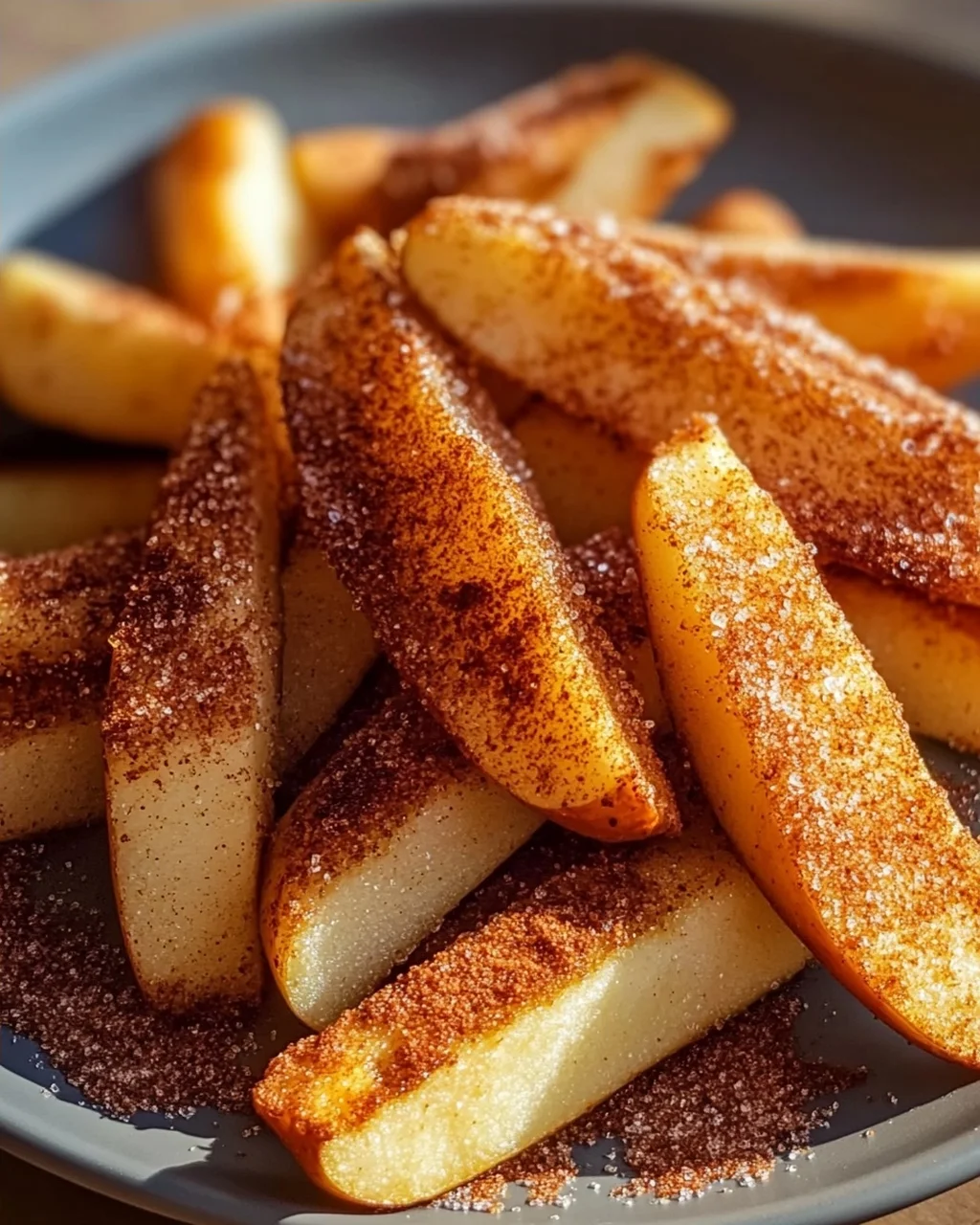 Knusprige Air Fryer Apfel-Pommes: Süßer Snack leicht gemacht!