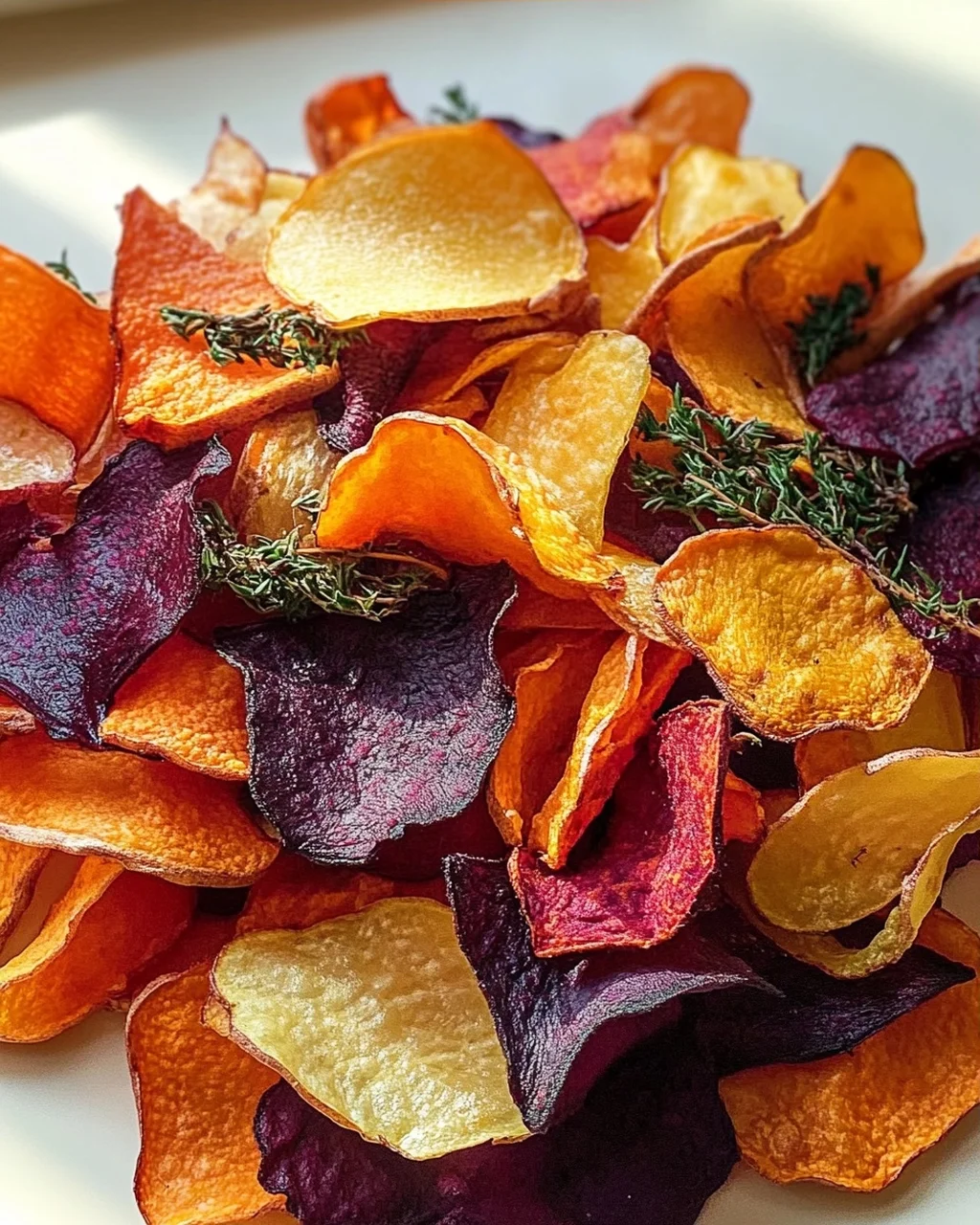 Knusprige Gemüsechips: Gesund, lecker & einfach aus dem Ofen!