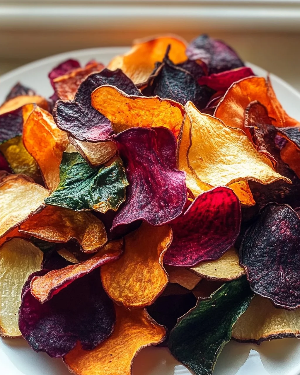 Knusprige Gemüsechips: Gesund, lecker & einfach aus dem Ofen!
