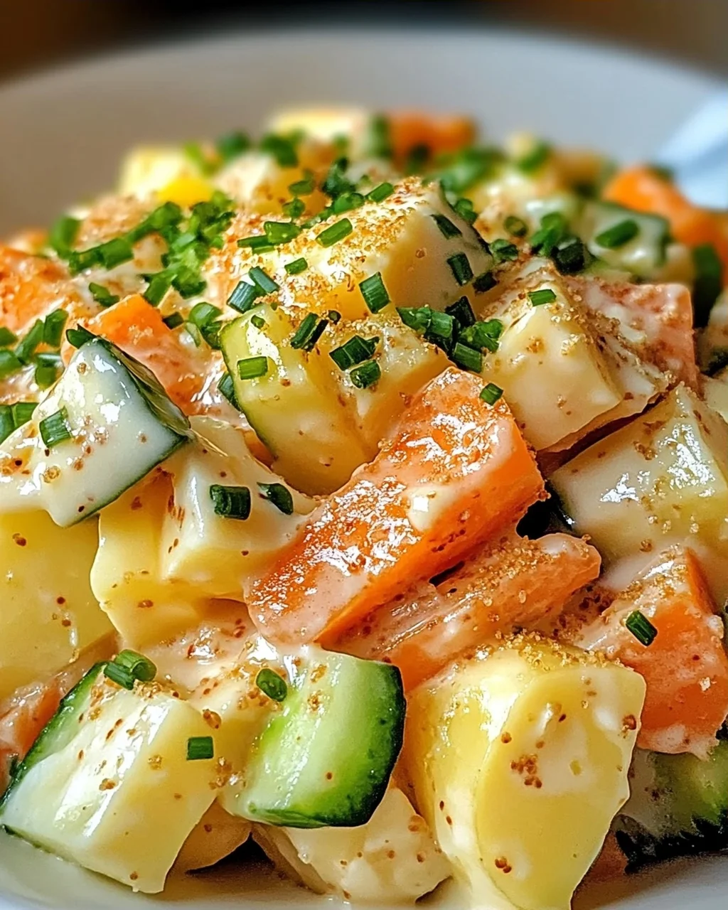 Koreanischer Kartoffelsalat: cremig und anpassbar