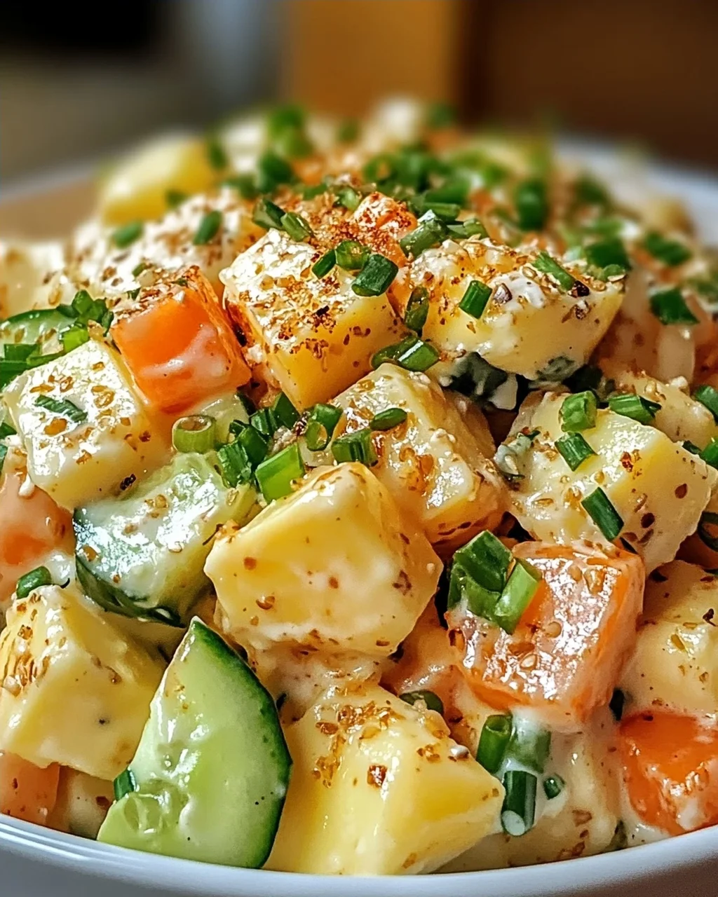 Koreanischer Kartoffelsalat: cremig und anpassbar