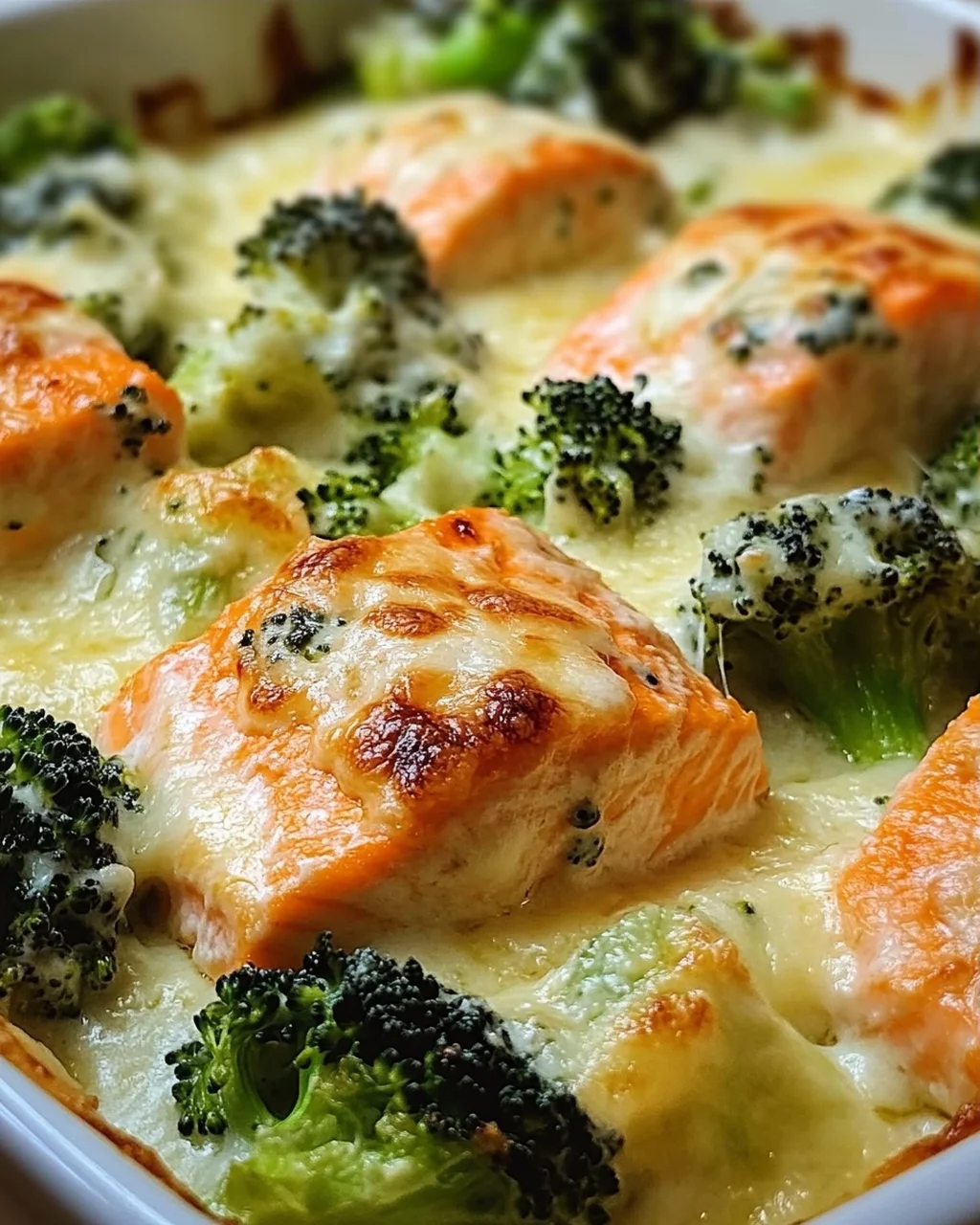 Lachs-Brokkoli-Gratin
