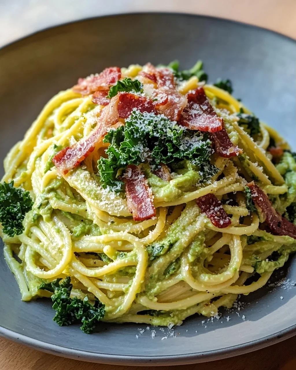 Leckere Avocado Carbonara mit Rindfleisch – Einfaches Rezept!