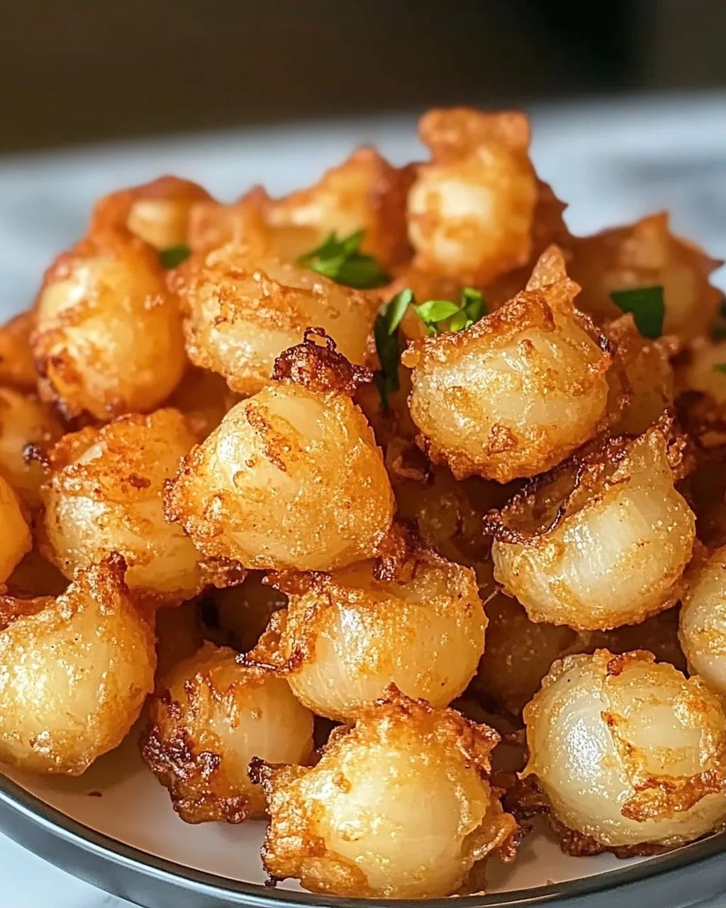 Luftgebratene Perlenzwiebeln – Knusprig und Lecker