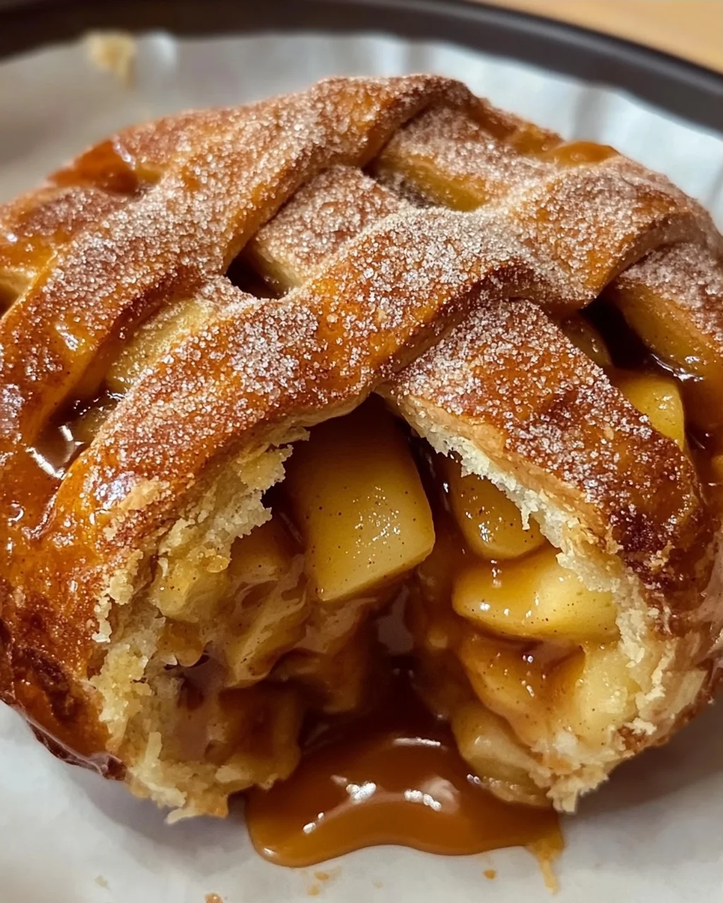 Mundwässernde Karamell Apfelkuchen Bombs