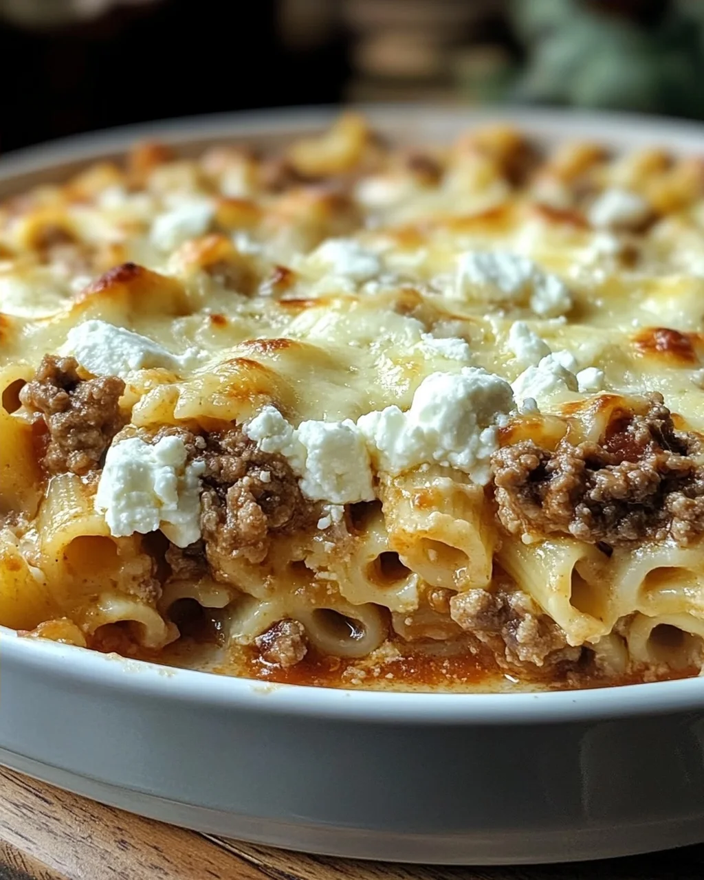 Nudelauflauf Mit Feta Hackfleisch Das Einfache Rezept Fur Genieser