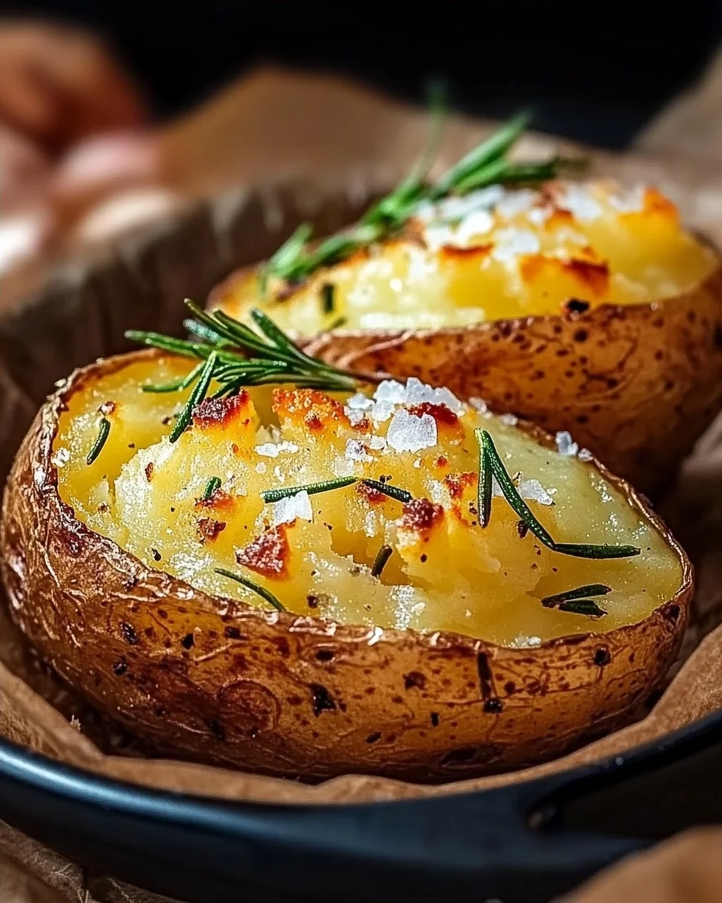 Ofenkartoffel aus der Heißluftfritteuse