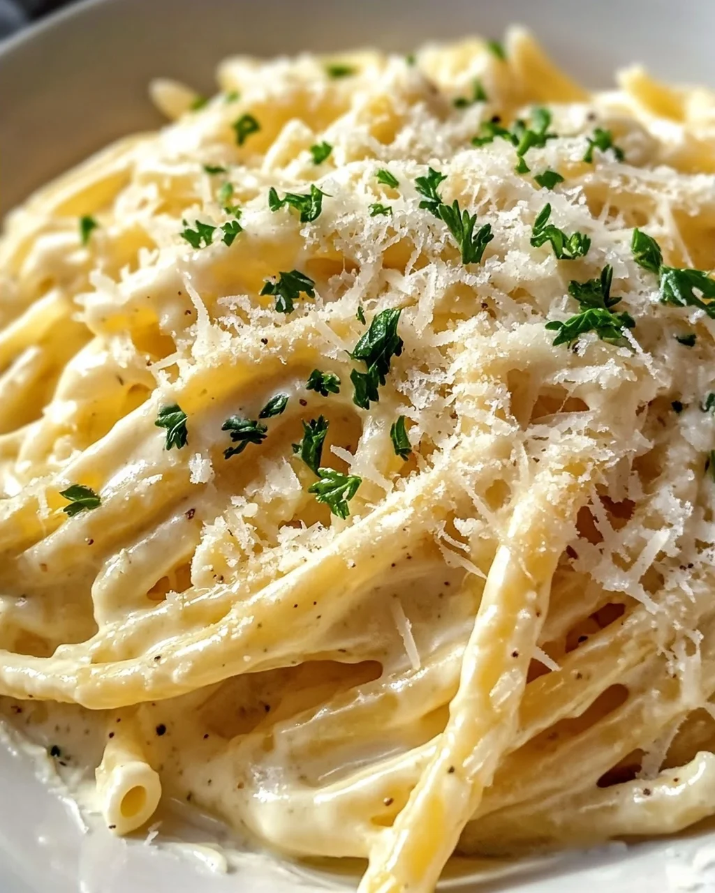 One Pot Cremige Knoblauch Pasta