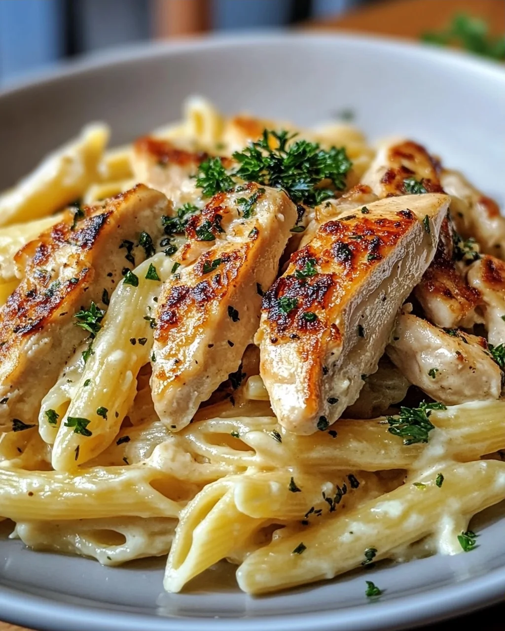 Pasta mit Hähnchen