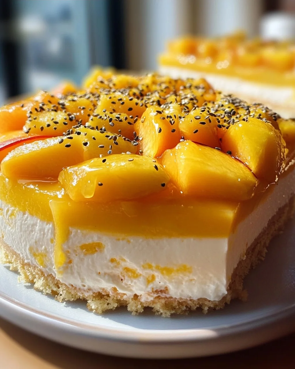 Pfirsich Maracuja Torte ohne Backen