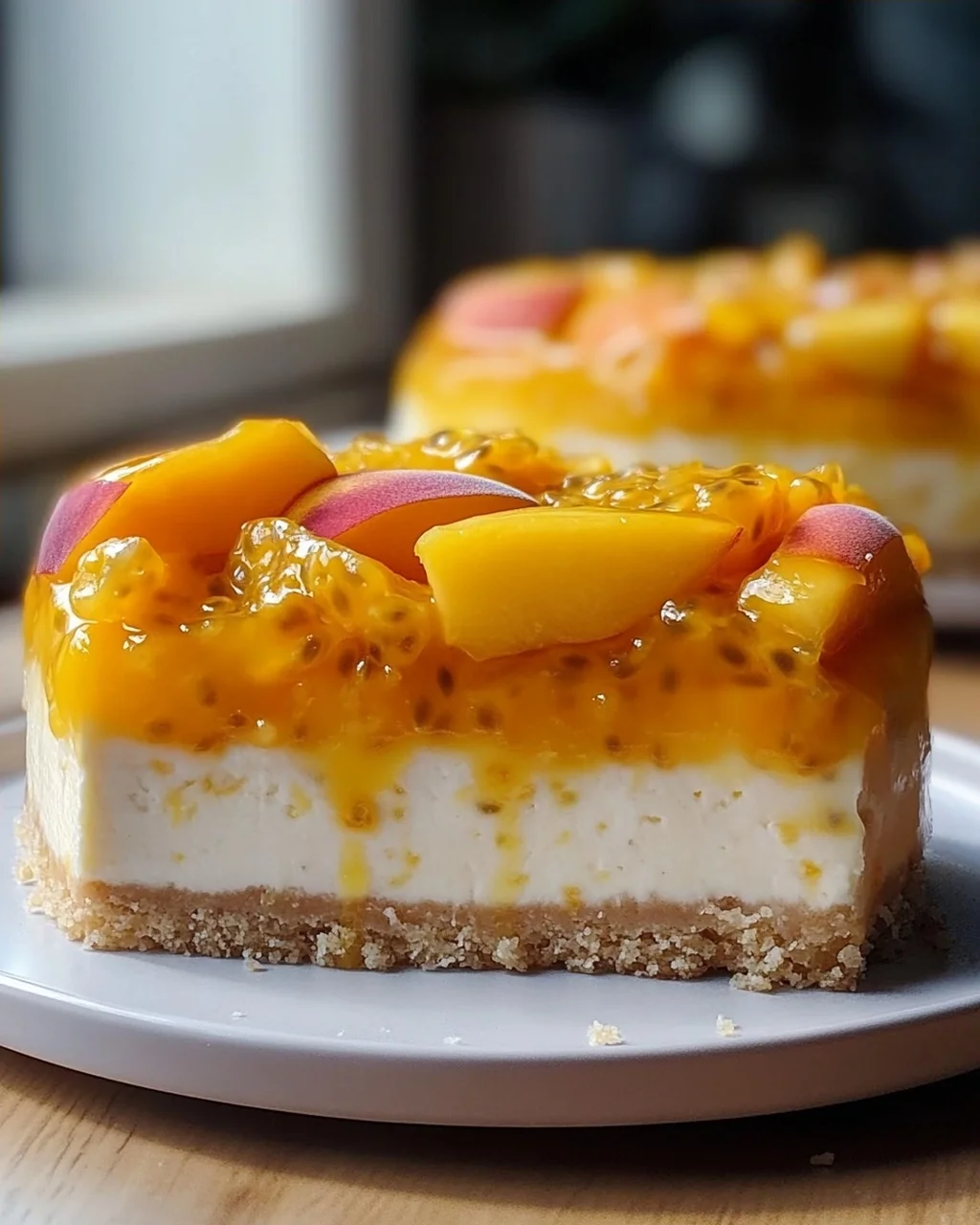 Pfirsich Maracuja Torte ohne Backen