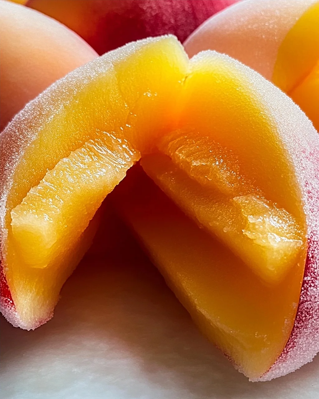 Pfirsich-Mochi: Soft und Fruchtig Genießen