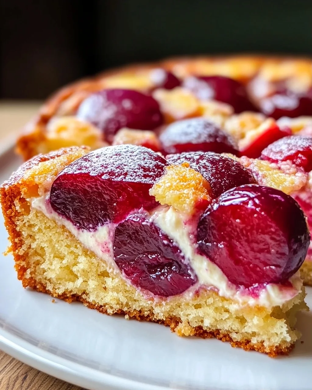 Pflaumenkuchen mit Schmand