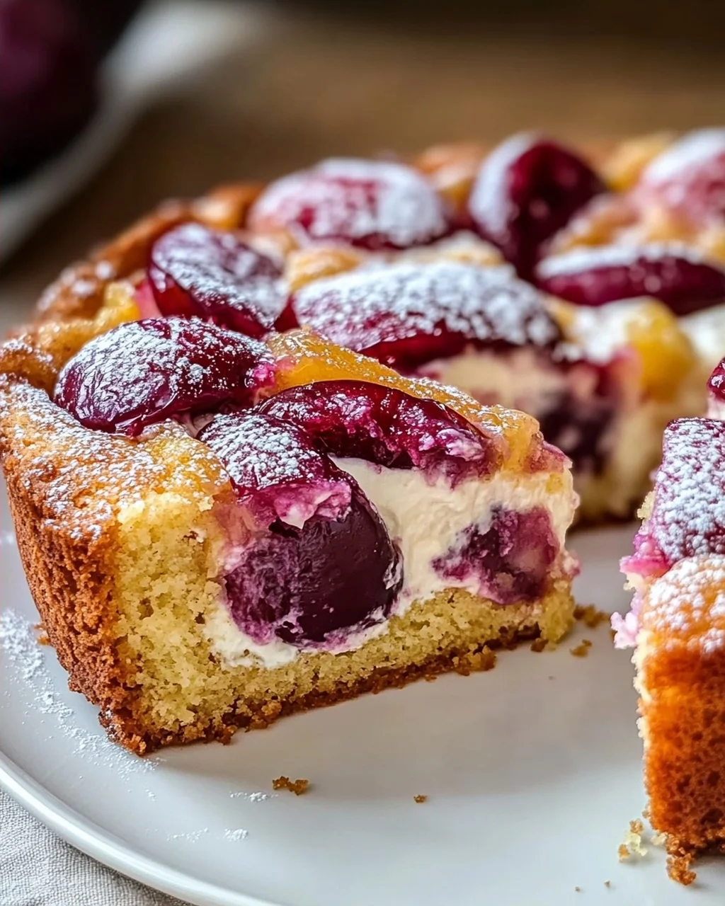 Pflaumenkuchen mit Schmand