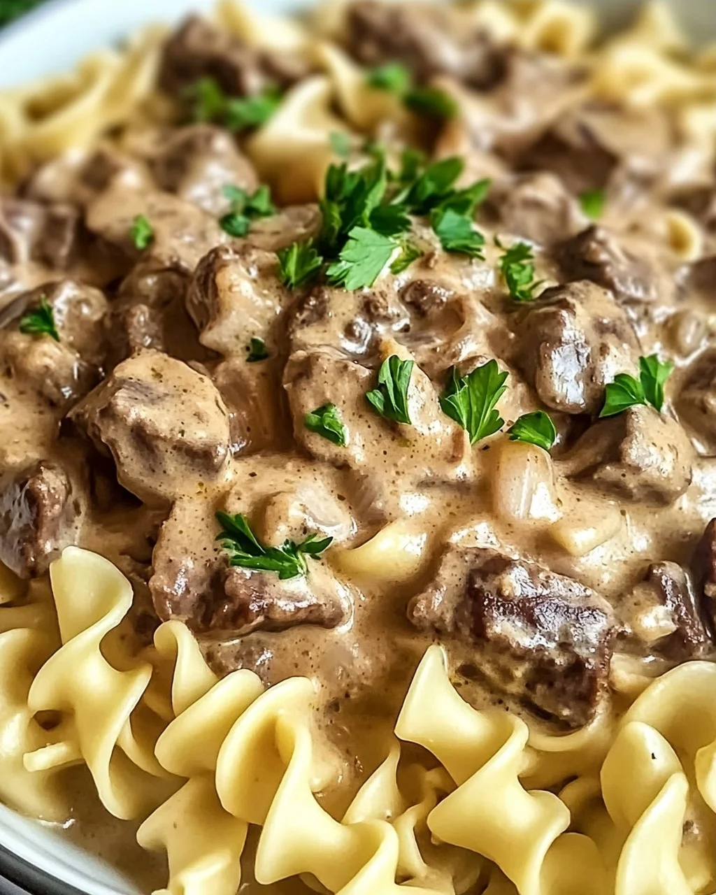 Rindfleisch Stroganoff für dein ideales Familienessen