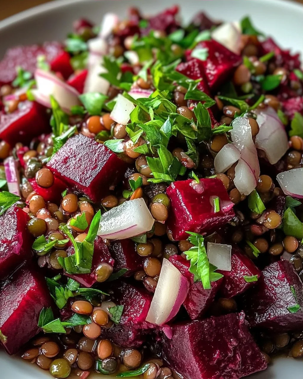 Rote Bete Linsen Salat: Einfaches Rezept für gesunden Genuss