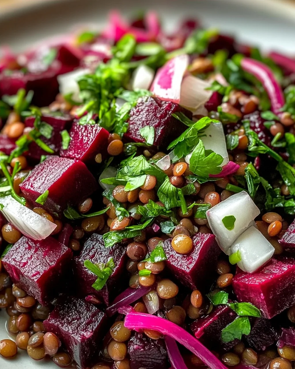 Rote Bete Linsen Salat: Einfaches Rezept für gesunden Genuss