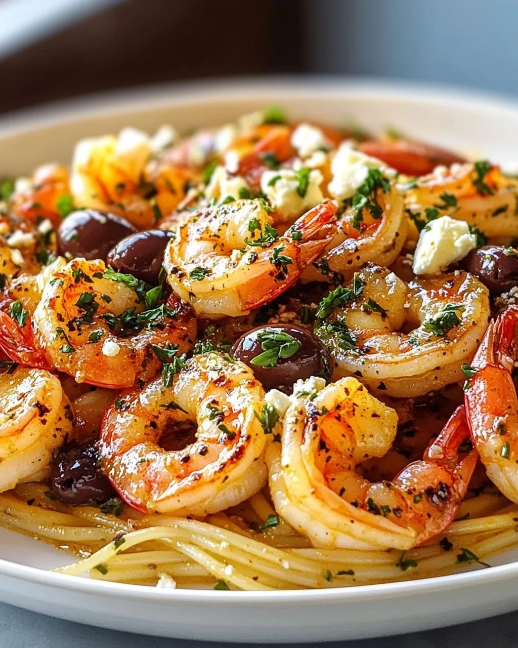 Scharfe Griechische Garnelen Scampi: Chili & Kräuter-Kick!