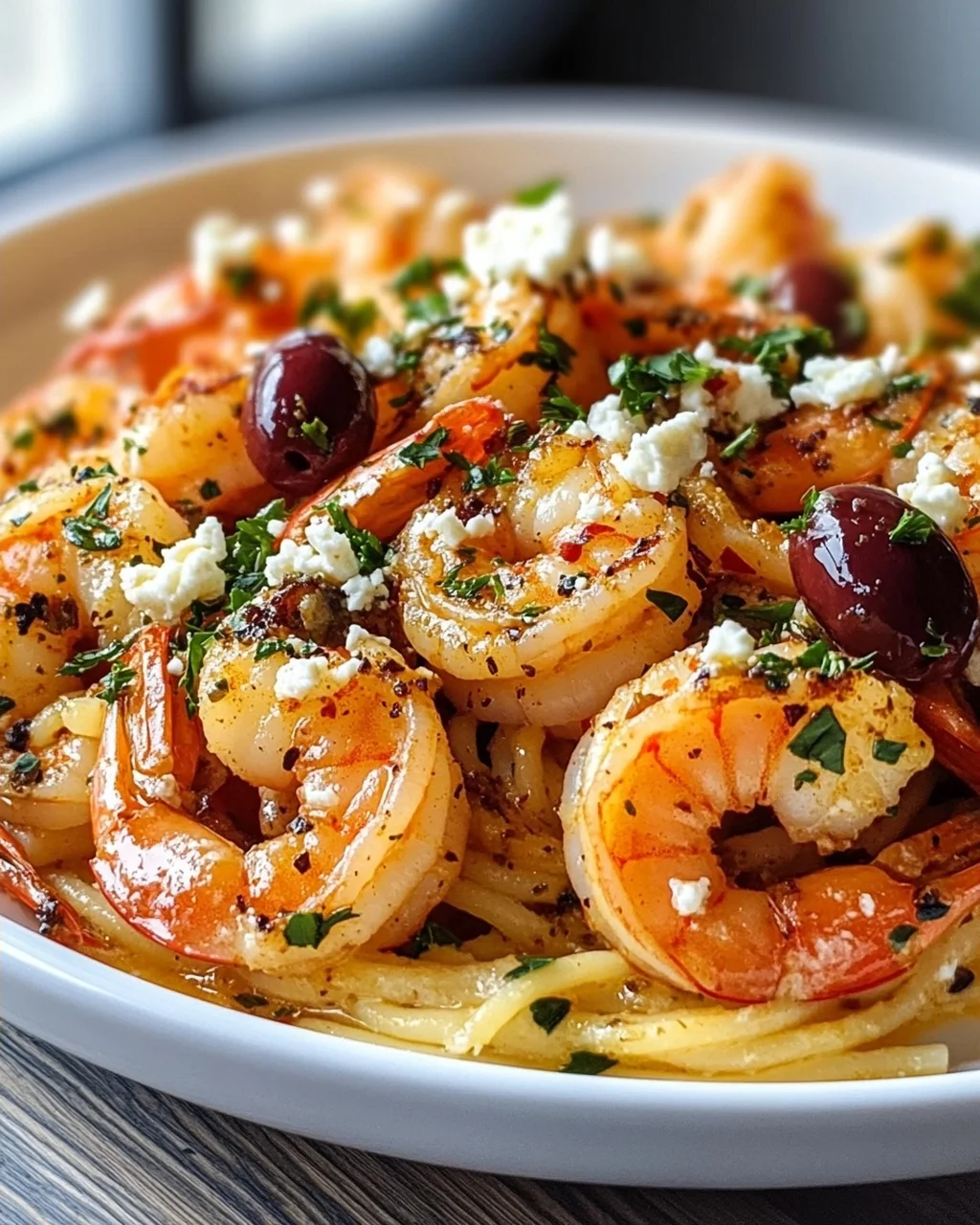 Scharfe Griechische Garnelen Scampi: Chili & Kräuter-Kick!
