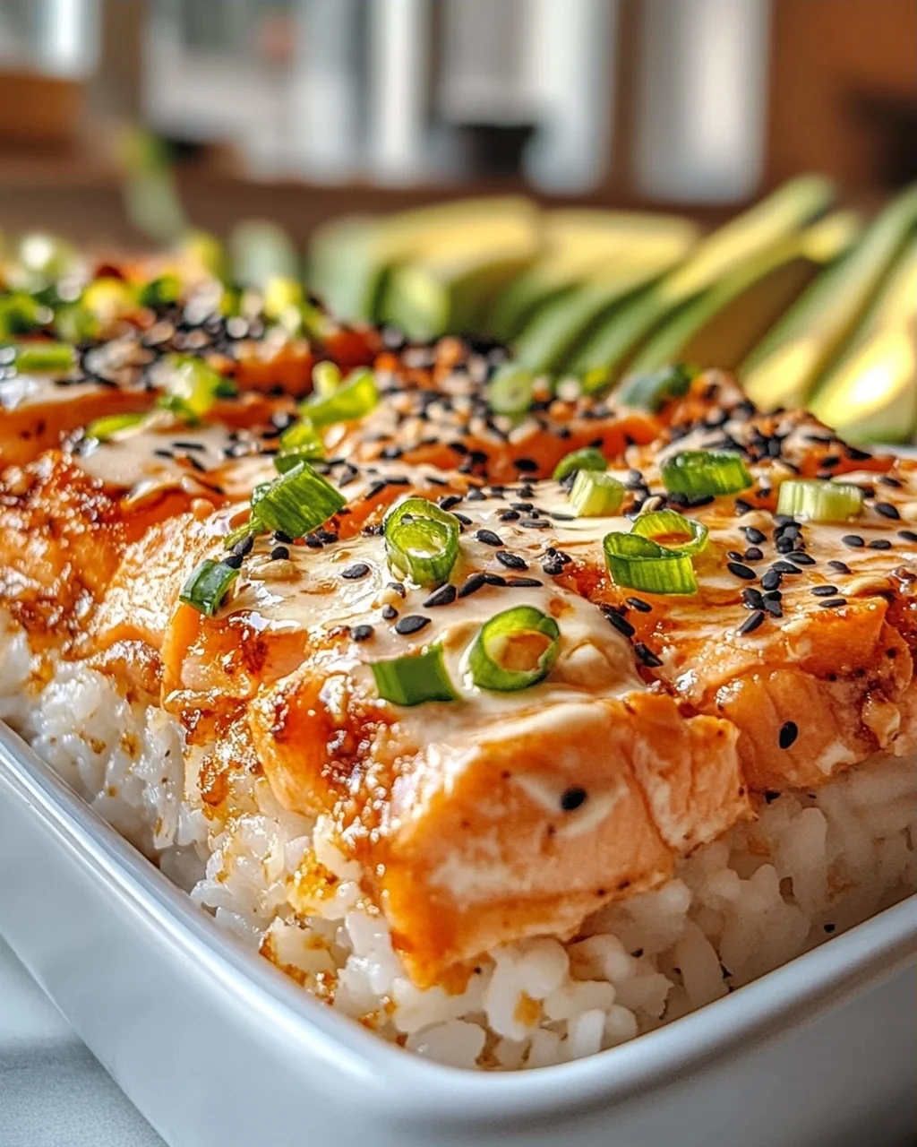 Spicy Lachs Sushi Bake: Der ultimative Sushi-Genuss für Zuhause!