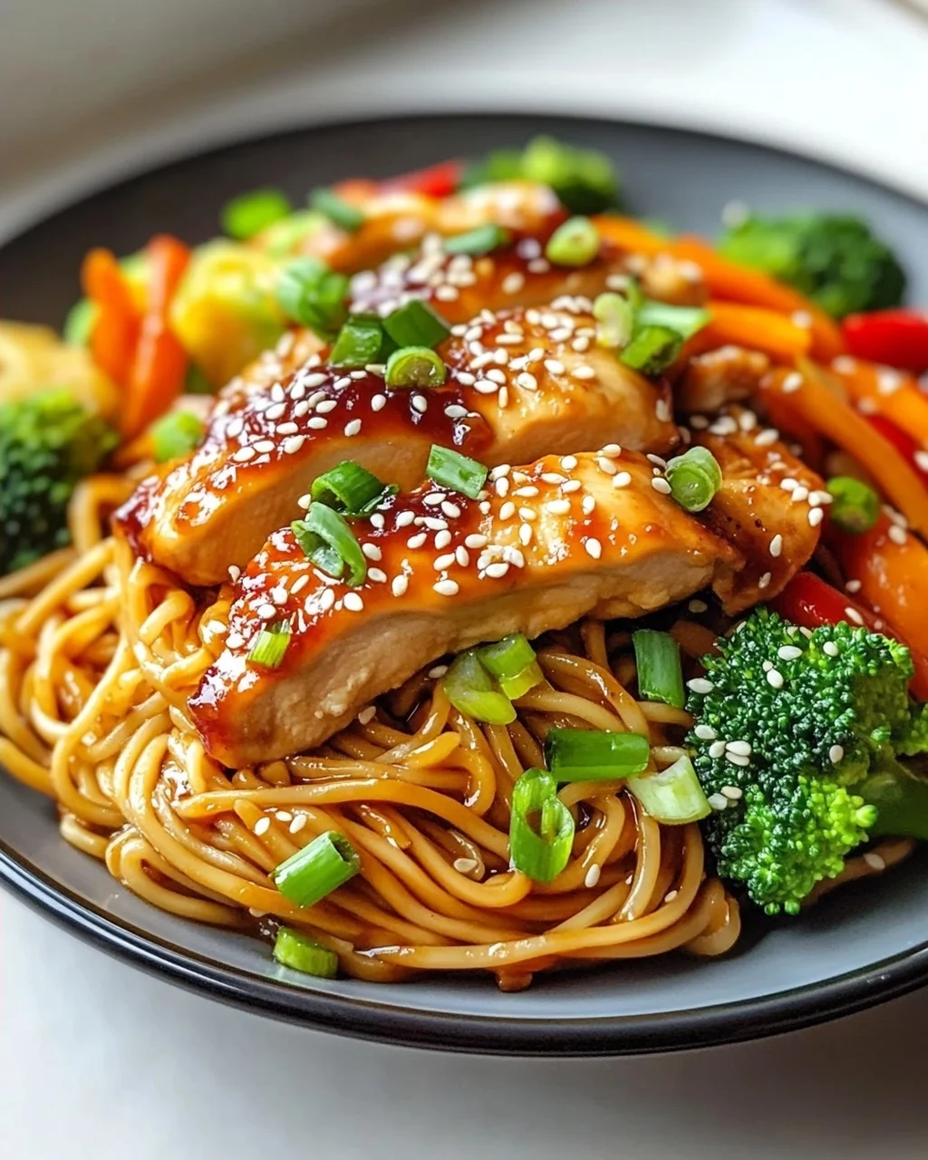 Sticky Garlic Chicken Noodles – Das ultimative Rezept!