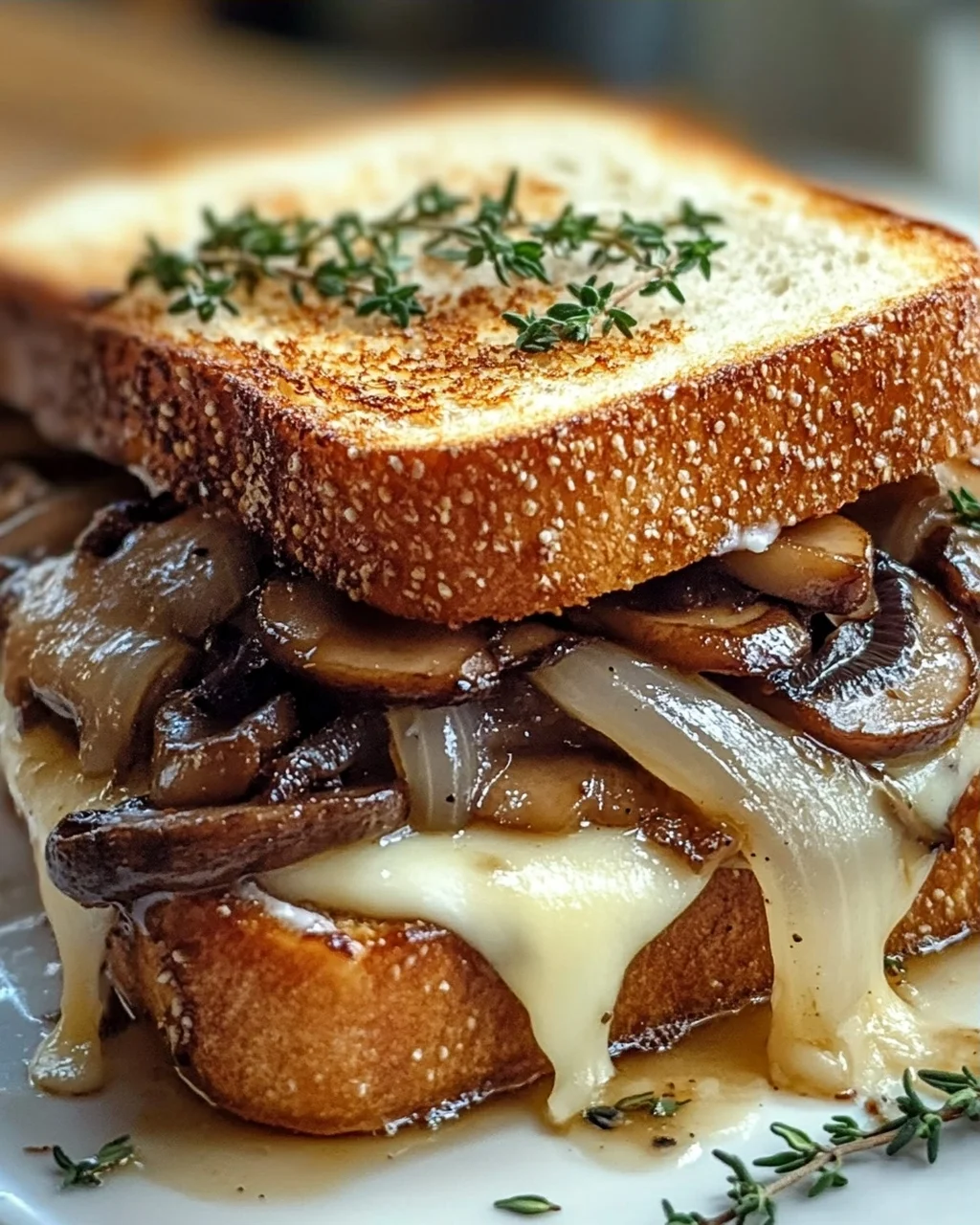 Swiss Mushroom Melt Sandwich: Das ultimative Rezept erleben!