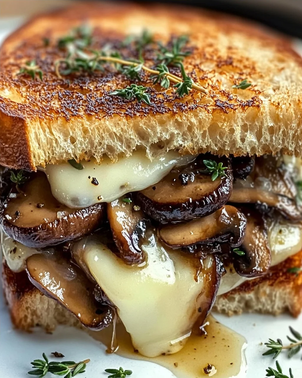Swiss Mushroom Melt Sandwich: Das ultimative Rezept erleben!