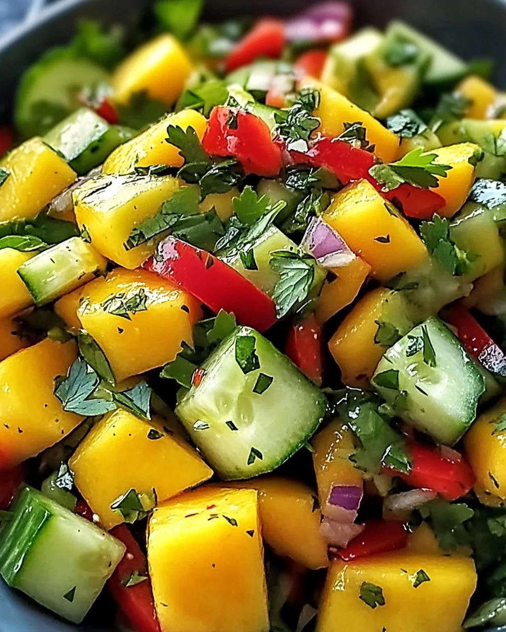 Thai-Mango-Gurken-Salat für erfrischende Genussmomente
