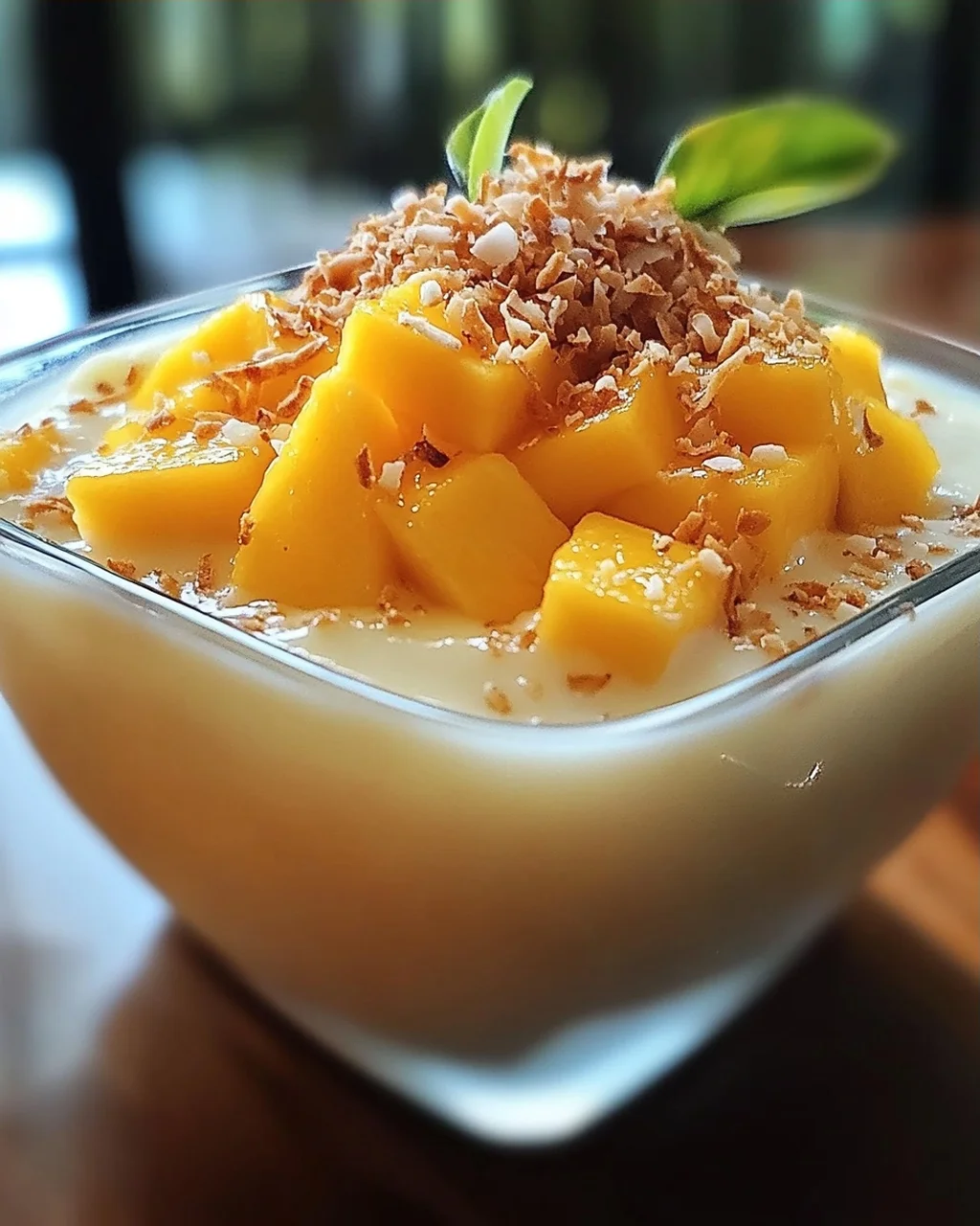 Thailändischer Kokosnuss-Pudding: Cremig und Lecker