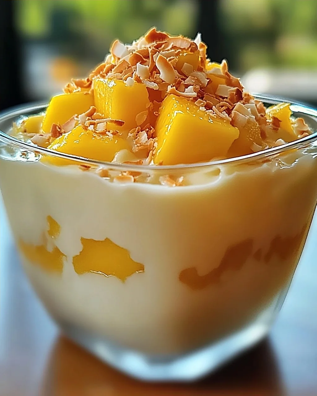 Thailändischer Kokosnuss-Pudding: Cremig und Lecker